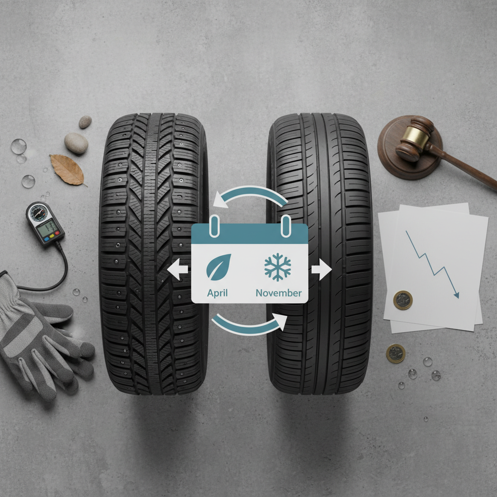 Kada keisti padangas: terminai ir baudos vairuotojams