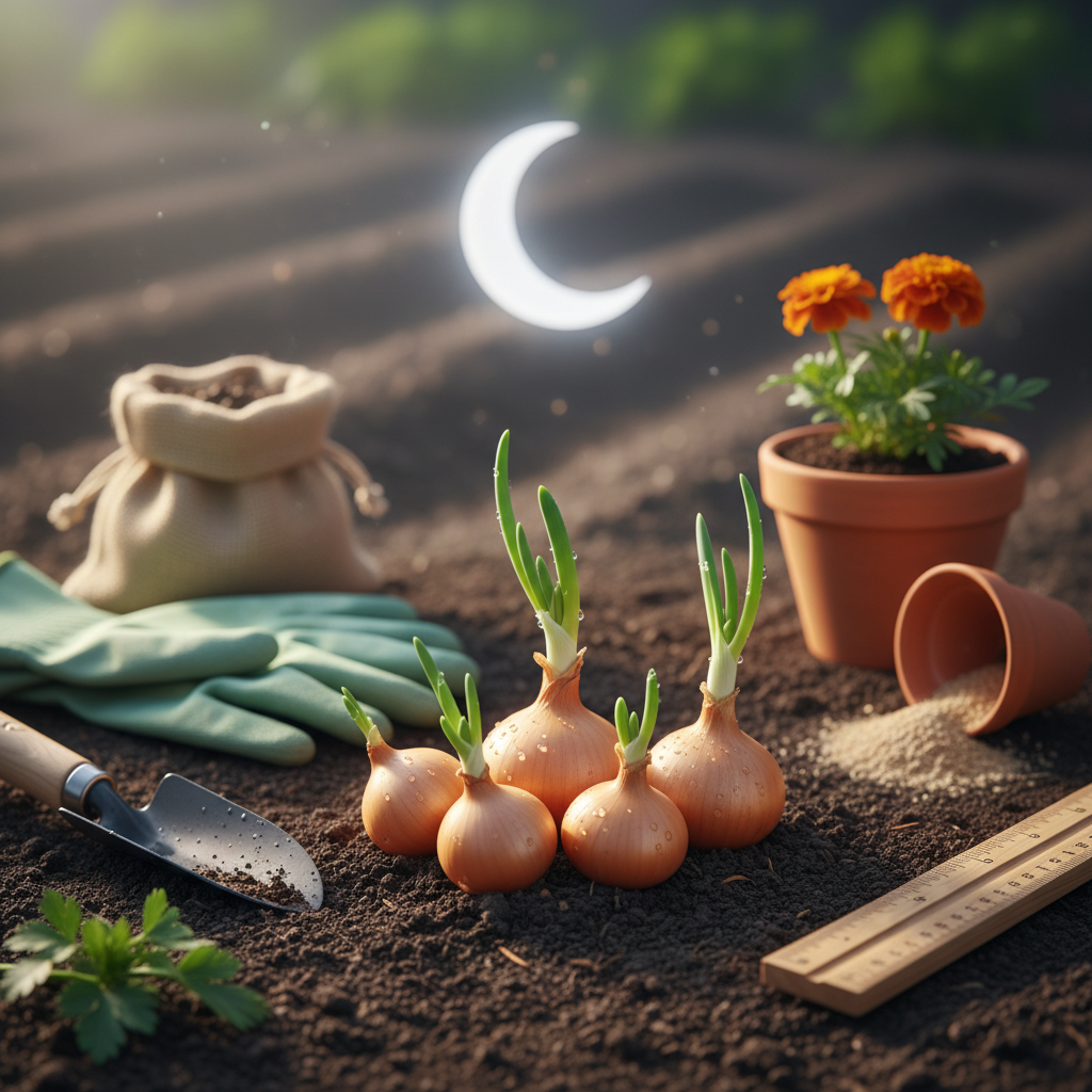 Kada sodinti svogūnus: gausaus derliaus taisyklės