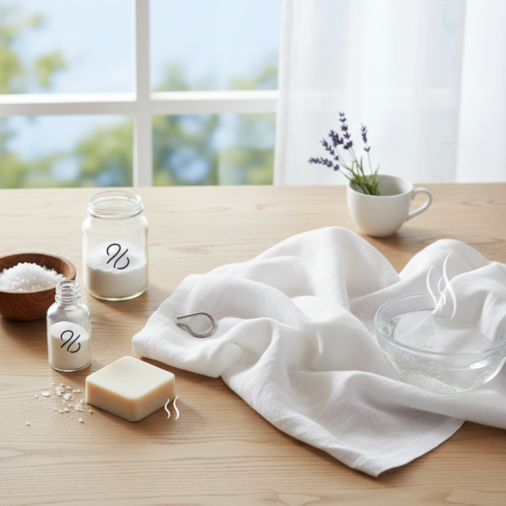 Kaip išbalinti užuolaidas: jos vėl spindės lyg naujos